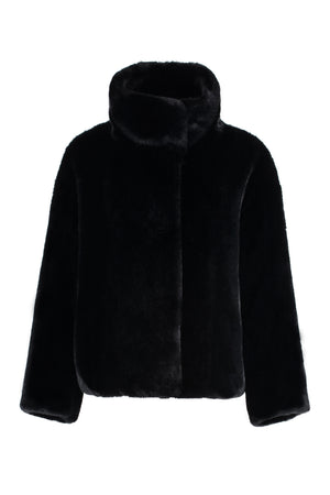 Zendaya faux fur coat-0